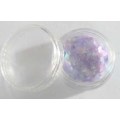 Nail Art, Glitter, Lilac, In Container