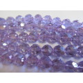 Glass Crystal Beads, Chinese Crystal Round, Purple, 13mm, 8pc