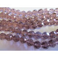 Glass Crystal Beads, Chinese Crystal Round, Purple, 9mm, ±20pc