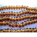Other beads, Glass, Crystal Pandora Beads, 925 Silver Core, Brown, 4pc