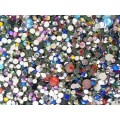 Rhinestones, Mixed Colours - Sizes - Shapes, 3,2gr / ±20pc