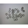 Findings, Jump Ring, Nickel, Black, 5mm, ±150pc