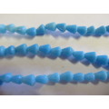 Glass Beads, Indian Beads, Cone Teardrop, Turquoise, 8mm, 20pc