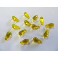 Glass Beads, Teardrop, Top Drilled, Yellow, 6mm x 13mm, 10pc
