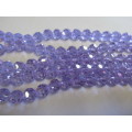 Glass Crystal Beads, Chinese Crystal Round, Purple, 9mm, ±20pc