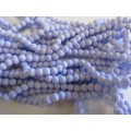 Glass Beads, Plain, Round, Lilac Matt, 6mm, ±70pc