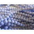 Glass Beads, Round, Lilac Matt, 8mm, ±52pc
