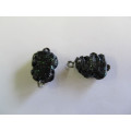 Go Green Connector Beads, Recycled Material, Polypropylene And Wire, Handmade, Green, ±25mm, 2pc