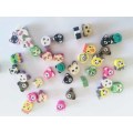 Other beads, Animal Design Beads, Clay, Mixed Designs, 4pc