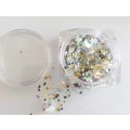 Nail Art, Glitter, In Container, Small Foil Pieces