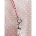 Perrine Necklace, Pink Freshwater Pearls, Glass Pearls + Rose Quartz, Lobster Clasp, 42cm + 5cm Ext