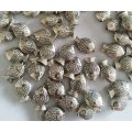 Metal Beads, Fish, Metal, Nickel, 12mm x 8mm, 6pc