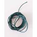 Stringing Material, Wax Cord, Dark Green, 1.5 Meter, 1mm Thickness, 1pc