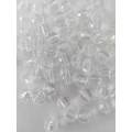 Acrylic Beads, Facetted Round, Clear, 8mm, 20pc