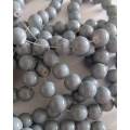 Glass Beads, Plain, Round, Grey, 8mm, ±30pc