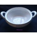 Serving Dish With Lid, White, Ceramic, Top Diameter 240mm - Height 90mm, 1pc