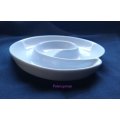 Condiment Bowl, Always Home, Ceramic, White, Dishwasher / Microwave Safe, Size - 170 x 25mm, 1 Set