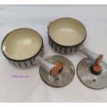 2 x Soup / Gravy / Sauce Bowls, Denby Stoneware, Made In England, ½ Pint, See Photos and Desc Below