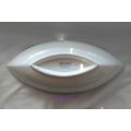 White Ceramic Condiment Bowl, @ Home ®,Dishwasher & Microwave Safe, See Description Below, 1pc