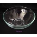 Clear Glass Mixing / Salad Bowl, Round, See Description And Photo`s Below, 1pc
