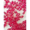 Glass Beads, Shapes, Teardrop, Red, 9mm, ±20pc