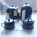 Beverley Tableware, Staffordshire, 4pc Tea Set With Hot Covers, Made In Engeland, Design No. 884646