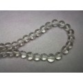 Glass Beads, Plain, Round, Clear, 8mm, ±35pc
