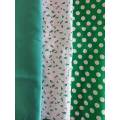 Fabric Squares Green, 35x35cm, Cotton Blend For Patchwork/Applique, 3pc