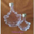2 x Maple Syrup Bottles, Large Bottle Size 170 x 125mm, Small Bottle Size 112 x 78mm, See Photo`s