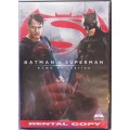 Batman Versus Superman, Dawn Of Justice, DVD