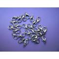 Clasps, Lobster Clasp, Nickel,  12mm, 8pc