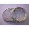 Stringing Material, Bracelet Memory Wire, Nickel, 55mm, ±14 Coils 1pc