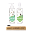 Pannatural Pets Dog Tooth Gel (195ml) + Cool Breath Spray (195ml) + Toothbrush Combo