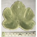 Green leave shaped ornaments