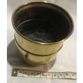 Brass vase/planter - set of 2