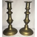 Candle stick holders - brass - set of 2