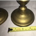 Candle stick holders - brass - set of 2