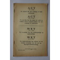 Act (No. 1, 1931) To Amend the Law Relating to Land Settlement etc. (See detailed description).