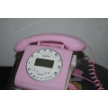 Reproduction Retro Style Pink Telephone