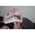 Reproduction Retro Style Pink Telephone