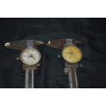 2 Vintage Dial Vernier Caliper Micrometers