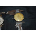 2 Vintage Dial Vernier Caliper Micrometers