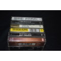 6 Assorted Cassette Tapes