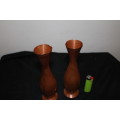 2 Copper Vases