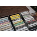 35 Assorted Cassette In Hard Cassette Holder