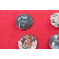 4 Pin Badges Metallica, Pantera
