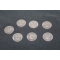 R1 coin`s 1978 x 7