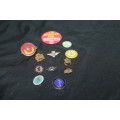 12 Assorted Pin Badges