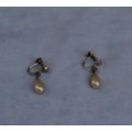 Vintage Screw on earrings