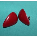 Vintage Heart Shaped Screw on Earrings